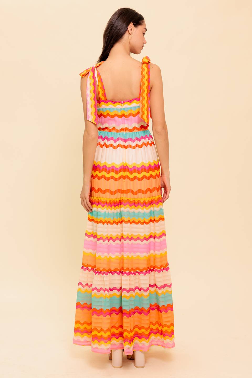 IN THE SPOTLIGHT WOVEN MAXI DRESS Flying Tomato